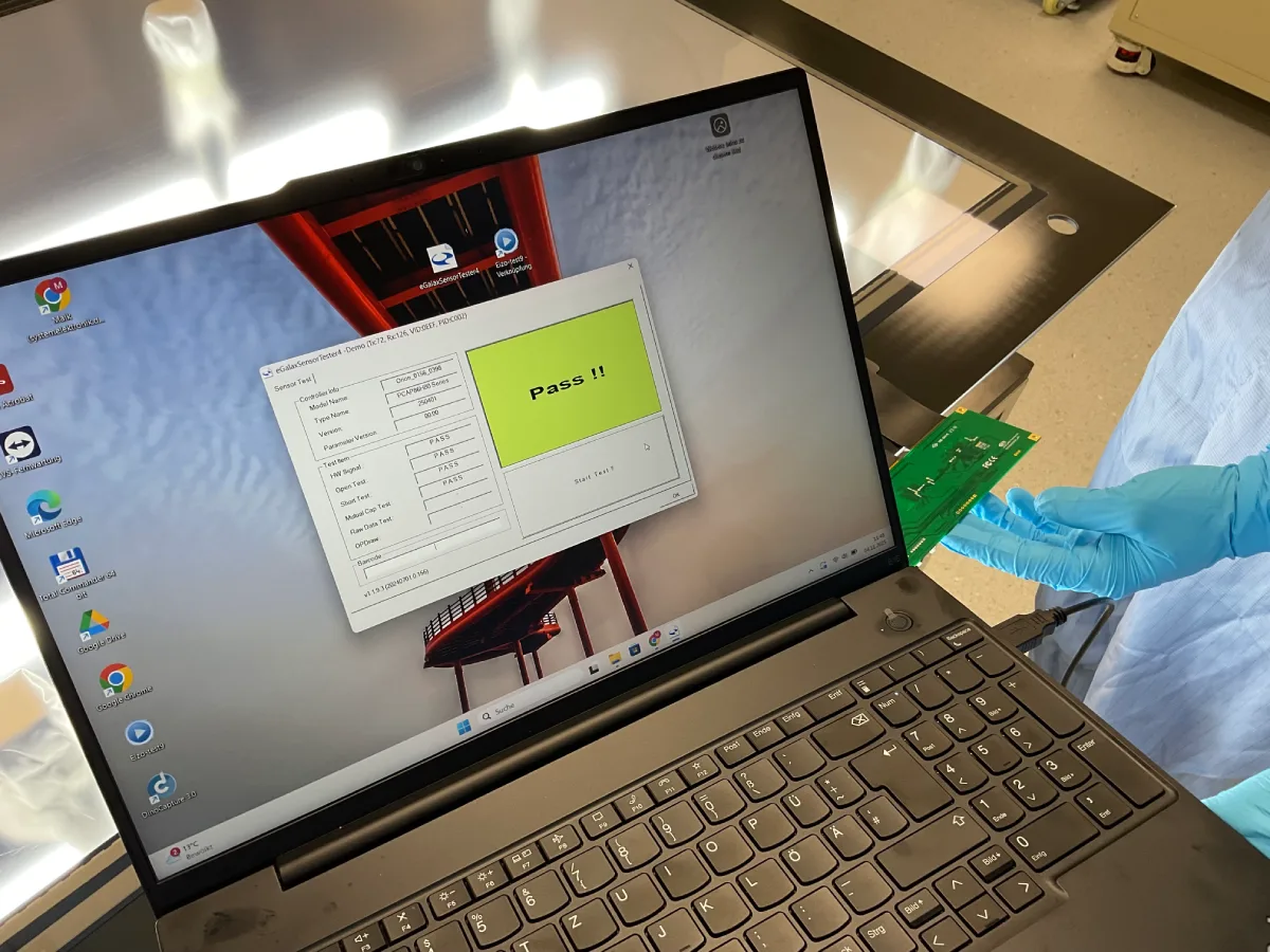 PCAP Touch – Prüfung und Test