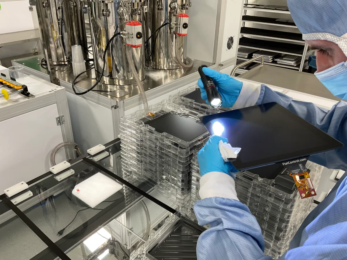 PCAP Touch – Sichtprüfung